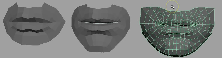 maya 嘴巴模型制作与布线研究视频教学