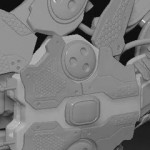 Zbrush 4R6 科幻飞船设计硬表面雕刻