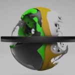 Cinema4D 和 Realflow 结合使用视频教学mix diferent colors