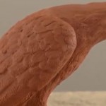 如何使用粘土雕刻一只老鹰模型