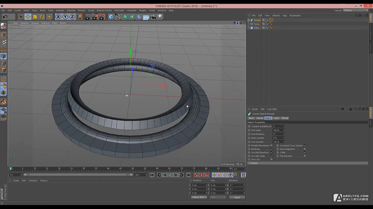 Cinema 4D Tutorial - Build a Speaker with a Sound Effector.mp4_20150627_105125.422