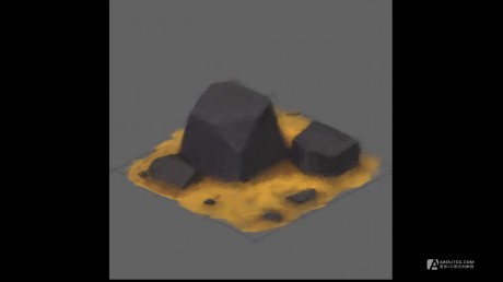 How to Draw for Games #12 - Isometric Stone.mp4_20150611_170936.217