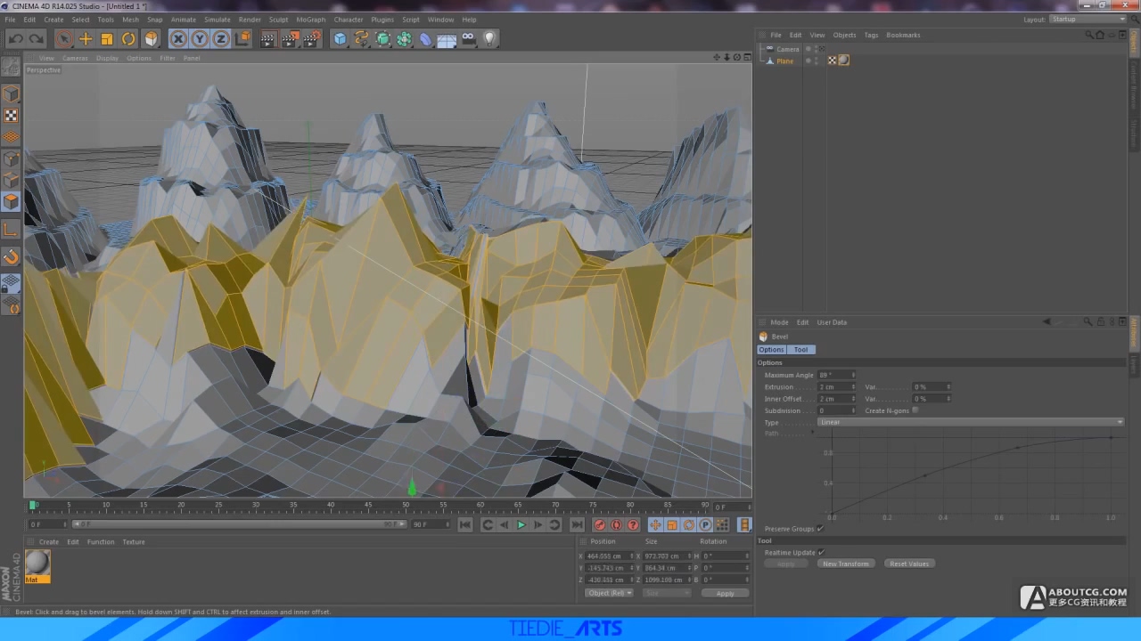Low Poly Ice and Mountain Scene Tutorial - Cinema 4D.mp4_20150628_200059.164