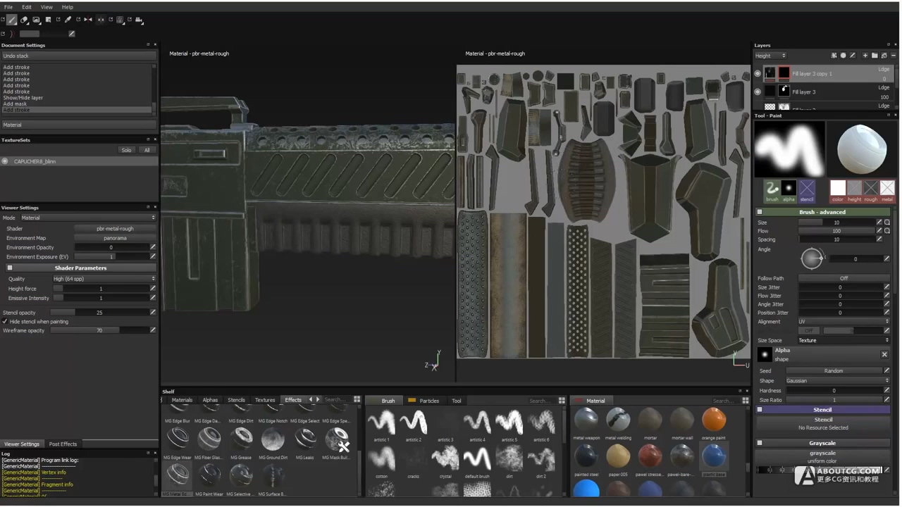 m50 assult rifle step by step in substance painter.mp4_20150614_212946.163