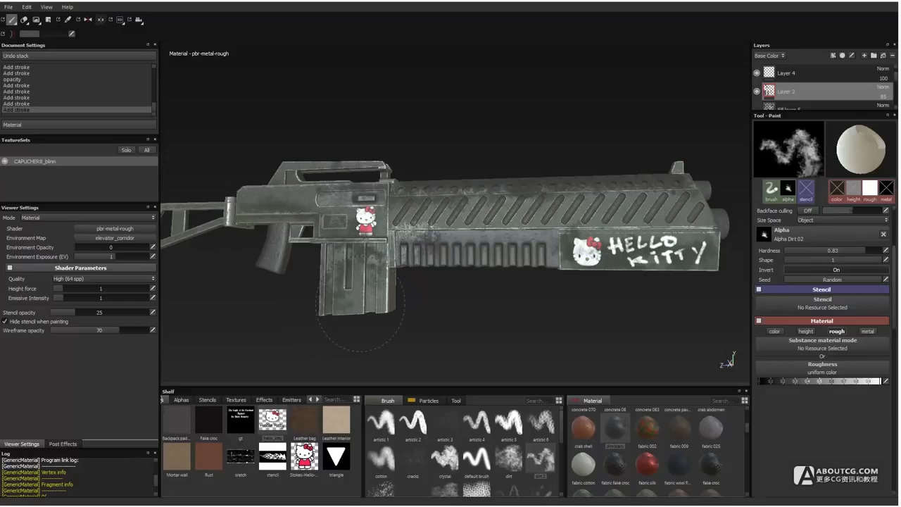 m50 assult rifle step by step in substance painter.mp4_20150614_213004.072