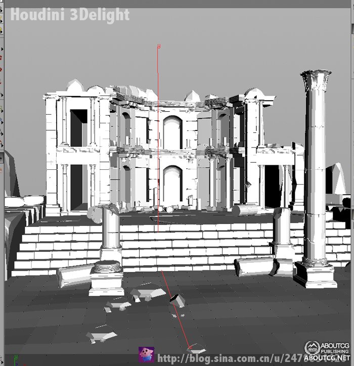 3Delight for Houdini环境光和置换渲染